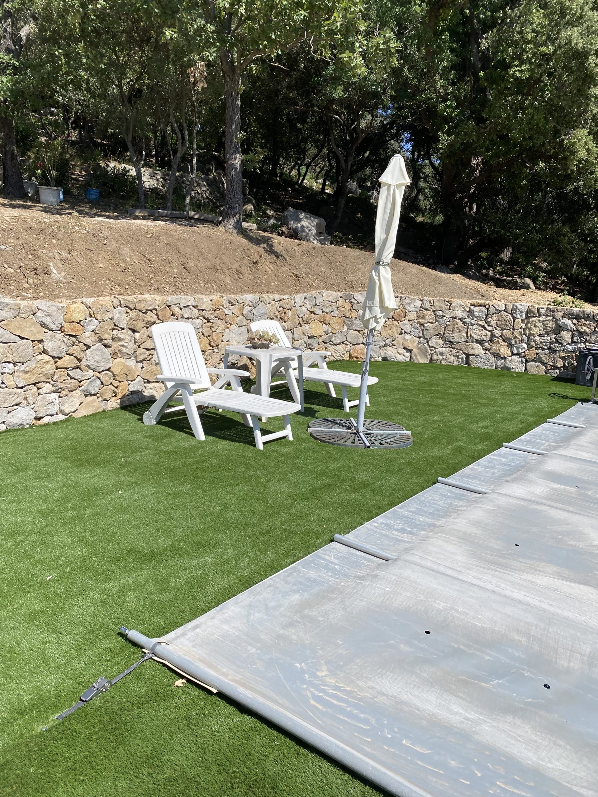 Muret de Jardin dans les Alpes-Maritimes